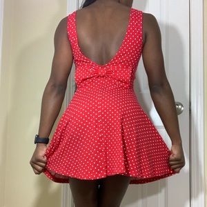 FOREVER 21 Red Open-Back Dress